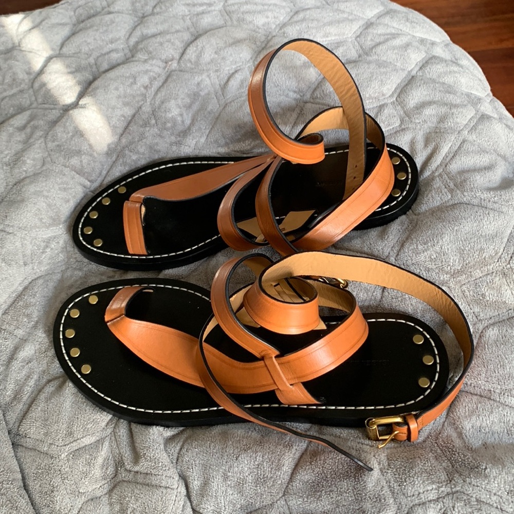 Isabel Marant leather sandals *brand new!*🚨🚨